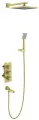Встраиваемая душевая система для ванны Timo Tetra-Thermo (SX-0199/17SM) с термостатом, золото