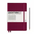 Записная книжка Leuchtturm A5 (в клетку), винная