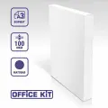 Пленка матовая для ламинирования Office Kit, в уп. 100 шт.