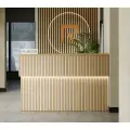 Ресепшн Крафт Нео / Белый / Клен / 1500х800х1200 Подсветка