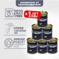Говядина тушеная кусковая Алтайская 6 банок*338 г
