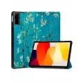 Чехол для планшета Redmi Pad SE (11 дюймов), с магнитом и красивым рисунком (Сакура)