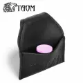 Набор, мел для бильярда Taom Pyro Chalk Pink и держатель Taom Chalk Bag