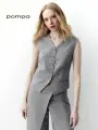 Жилет Pompa Весна-лето 2025, размер 42-170, серый