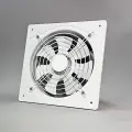 Канальный осевой вентилятор 250 мм настенный, вытяжной с обратным клапаном