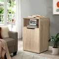 Тумба прикроватная № 310 дуб сонома, Ш40*В75*Г50, дверь универсальная (левая/правая)