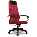 Кресло офисное метта SU-B-8 пластик, ткань-сетка, red