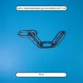 Цепь нержавеющая длиннозвенная 3 мм А4 DIN 763 10 метров