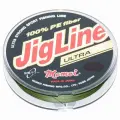 Плетеный шнур Jigline Ultra PE, длина 100 м, толщина 0.14 мм, тест 10 кг, цвет хаки