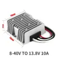 Стабилизатор напряжения постоянного тока на 12 В, 10 А, 13,8 В, 10 А, 8-40 В до 12 В, 10 А, преобразователь постоянного тока, понижающий редукционный регулятор, CE RoHS, 8-40V TO 13.8V 10A