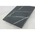 Мебельный щит ЛДСП 16мм 1080х640 c Кромкой 1мм Цвет Мрамор Черный