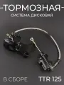 Тормозная система дисковая гидравлическая (в сборе) питбайка TTR 125