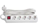 Сетевой фильтр Сетевой удлинитель Buro BU-PS5.5/W 5м (5 розеток) белый (пакет ПЭ) - 10 шт.