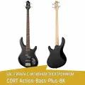 Бас-гитара CORT Action-Bass-Plus-BK черный