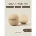 Гантели 2 кг для спорта и фитнеса 2 шт