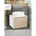 Тумба под раковину Runo Бари 60 00-00001374 крафтовый дуб