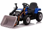 Детский электромобиль XMX трактор с ковшом (синий, EVA, пульт, 12V) - XMX611U-BLUE