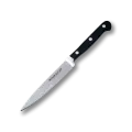 Кухонный нож для чистки овощей и фруктов из кованой высокоуглеродистой нержавеющей стали, 12 см, пластиковая рукоять, черный, серия Classic POM, Berger Cutlery, BC221312