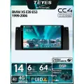 Магнитола BMW X5 E39 E53 1999-2006 Teyes CC4 6/64GB, штатная магнитола, QLED, DSP,4G, Wi-Fi, CarPlay, 2DIN