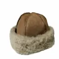 Шапка для бани и сауны из овчины боярка беж