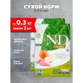 FARMINA CAT N&D PRIME BOAR & APPLE беззерновой для взрослых кошек с кабаном и яблоком (0,3 + 0,3 кг)