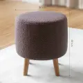Пуфик для прихожей, букле, банкетка в спальню темно-коричневый
