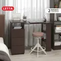 Стол письменный LETTA Ультра, с тумбой, венге, с ящиком, 106,4 x 45 x 76,6 см