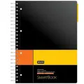 Бизнес-тетрадь Attache Smart Book А4, 120 листов, клетка, спираль, желто-оранжевый (272651)