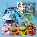 Robocar Poli трансформер, игрушка полицейская машина, Может быть преобразована