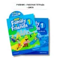 Family and Friends 1. полный комплект: Class Book (учебник) + Workbook (рабочая тетрадь) + Диск