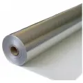 Фольма-ткань СФ 160-20 стеклоткань покрытая алюминиевой фольгой, 20 метров
