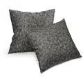 Комплект наволочек YERRNA С2070ШВ/С2071ШВ, перкаль, 70 х 70 см, 2 шт., темно-серый с узорами