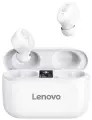 Наушники Lenovo HT18, беспроводные, внутриканальные, закрытые, Bluetooth 5, белые