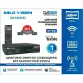 ТВ ресивер GOLD VISION DVB-T2 GV-1503HD (+DVB-C, IPTV, обучаемый пульт)