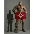 Флаг легиона Тысяча Сынов Космодесант Астартес Вархаммер Warhammer 40000, 90х135 см, на сетке для улицы, для флагштока