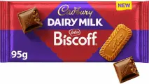 Шоколадная плитка Cadbury Dairy Milk Lotus Biscoff Chocolate 95г (Великобритания)
