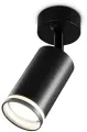 Накладной спот с выключателем TA121 BK черный GU10 max 12W D70*164*D55