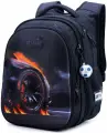 Рюкзак школьный для мальчика 17 л для начальной школы с анатомической спинкой SkyName (СкайНейм), с мячиком на брелоке