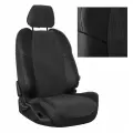 Комплект авточехлов Автопилот Hyundai Tucson I c 04-10г. / Kia Sportage II c 04-08г. Велюр (Черный + Федерер)