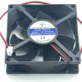 YF8025S DC 24 В 0,30 А 80x80x25 мм 2-проводной охлаждающий вентилятор для сервера
