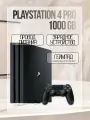 Игровая приставка Sony Playstation 4 Pro, 1 ТБ, чёрно-матовая