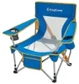Кресло туристическое раскладное со спинкой KingCamp KC2135 Larch Beech, 77/59х59х68/27 синий