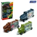 Автоград Набор грузовиков DINO, 3 шт, с динозаврами