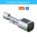 Tuya Smart Digital Door Lock Asia-Teco, S1-slivery, 35 and 35