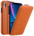 Кожаный чехол Melkco для Apple iPhone XR - Jacka Type - оранжевый