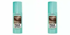 Спрей тонирующий для волос L'Oreal, Magic Retouch для мгновенного закрашивания отросших корней, 03 Каштановый, 75 мл, 2 шт