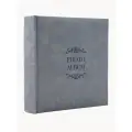 Фотоальбом Fotografia 10x15 см 200 фото, книжный переплет, серый, FA-EBBM200 - 874