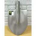 Лопата титановая штыковая большая 27 х 20 см толщина 2 мм (без черенка, штампованная садовая из титана марки ОТ4)