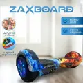 Детский гироскутер с ручкой Zaxboard ZX-6 BASE LED 6.5 дюймов с 6 лет (Red Blue)