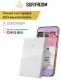 Умный выключатель Tuya с Алисой Wi-Fi тройной сенсорный без нуля (нейтрального провода) белый стеклянный